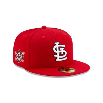 Red St. Louis Cardinals Hat - New Era MLB Jackie Robinson Day 59FIFTY Fitted Caps USA6234095